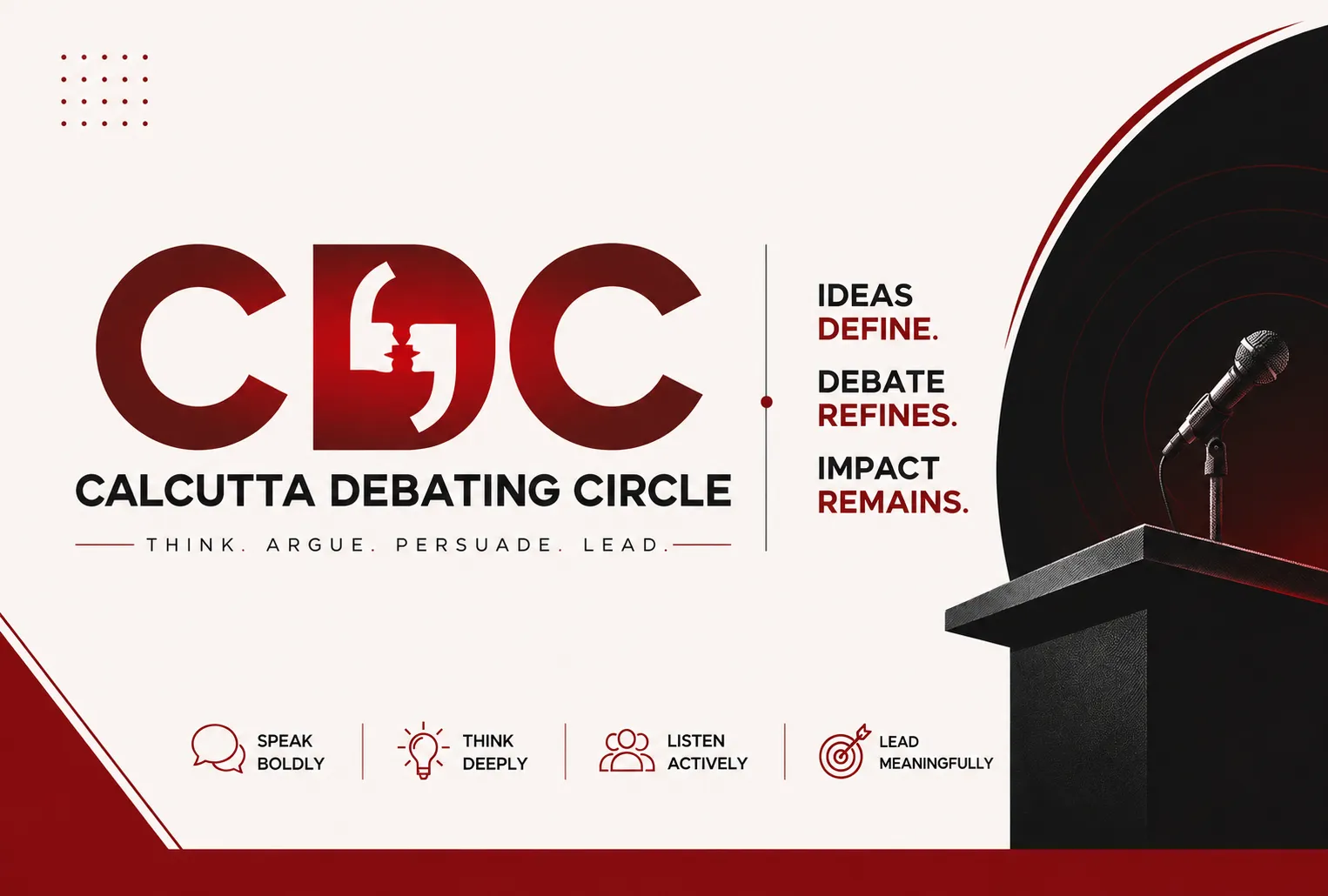 Calcutta Debating Circle — modern responsive website
